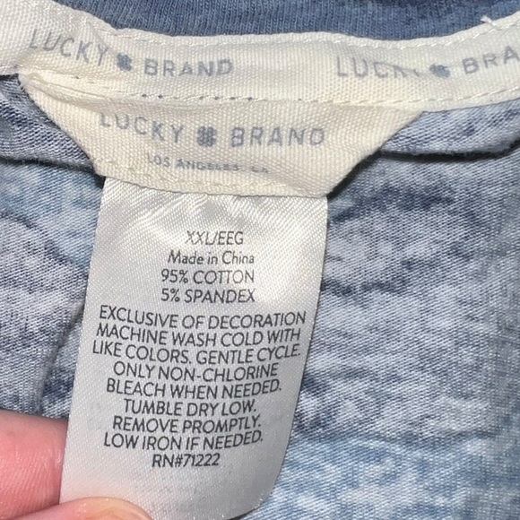 Lucky Brand Blue Camo Tank Top‎ - Picture 4 of 4